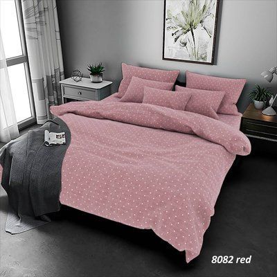 Бязь LUX EURO в рулоні 50 метрів 8082 red фото