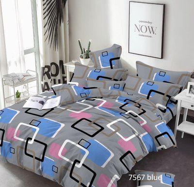 Бязь LUX EURO в рулоні 50 метрів 7567 blue фото