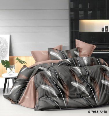 Сатин набивний Китай в рулоні 60 м.п S 7985 А+В фото