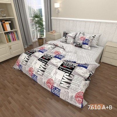 Бязь LUX EURO в рулоні 50 метрів 7610 А+В фото