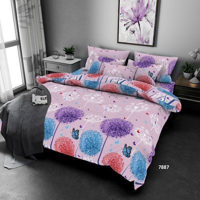 Бязь LUX EURO в рулоні 50 метрів 7887 violet фото